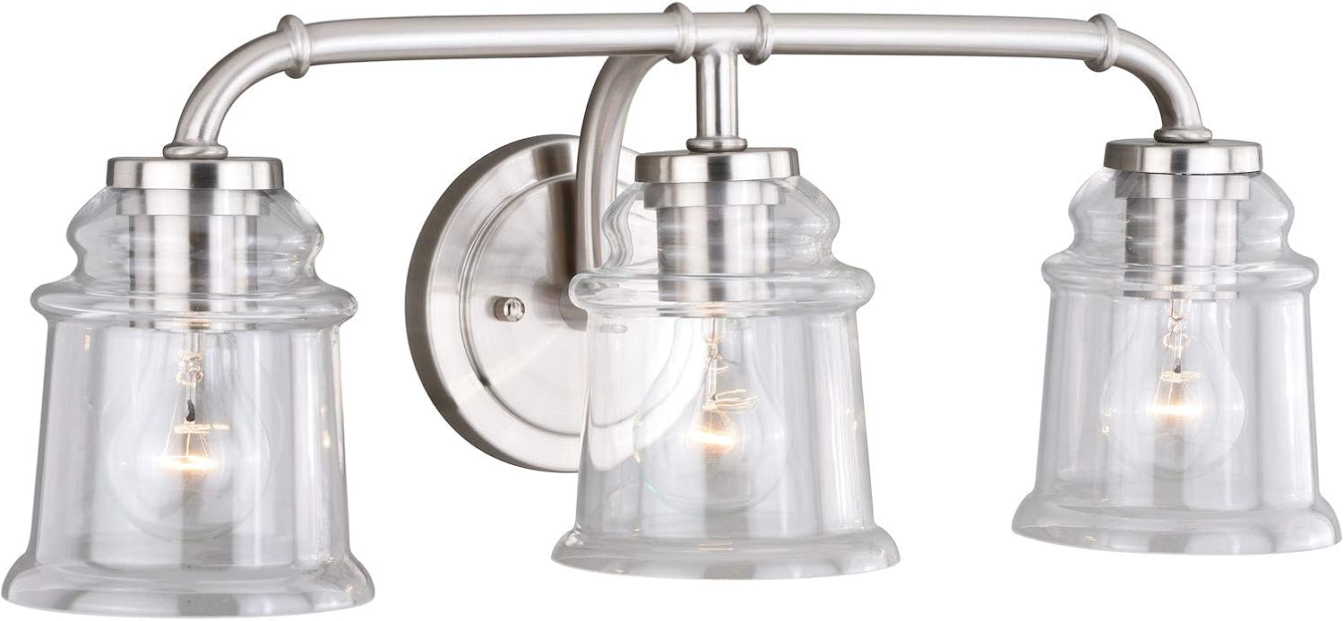 Toledo 3L Vanity Satin Nickel