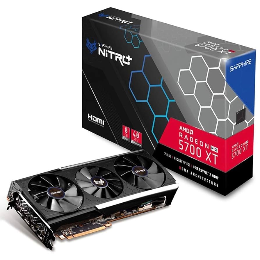 SAPPHIRE NITRO+ RADEON RX 5700 XT 8G 箱無 Sapphire Nitro+ Radeon RX 5700 XT 8G, 8192 MB GDDR6, 11293