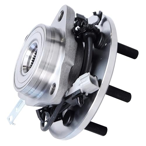 Miniatura 346 de Detroit Axle - Conjunto de cubo de rodamiento de rueda delantera para Nissan Altima 02-06 (3.5L V6)/Maxima 00-08, INFINITI I30 00-01/I35 02-04 5