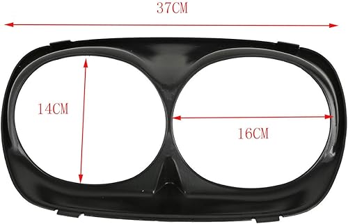 Miniatura 2 de Carenado de Moto para faros delanteros, bisel exterior carenado para Harley Road Glide FL 1998 1999 2000 2001 2002 2003 2004 2005 2006 2007 2008