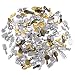 100pcs Mix Color Style Spoon Glue on Bail for Earring Bails or Scrabble and Glass Pendants Charms Connector Jewelry