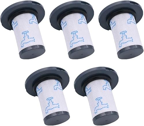 Filtro lavable compatible con Rowenta ZR009007 y Tefal X-Force Flex 14.60 11.6 aspiradoras de varilla Accesorios (color  5 x filtro)