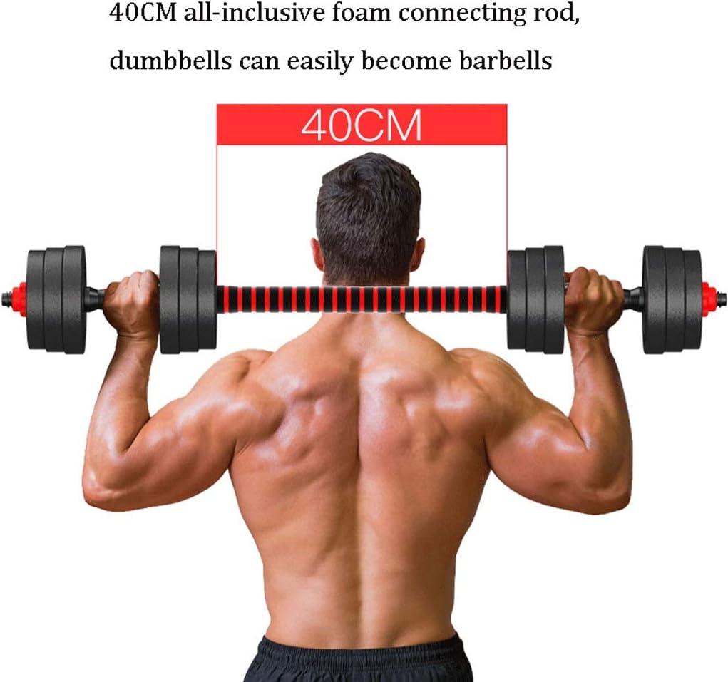 Exercise & Fitness Dumbbells Adjustable Dumbbells Weight Set, Single Adhustable Dumbbell Pair for Men and Women with Anti-Slip Handle, 11~88lbs Strength Training Equipment