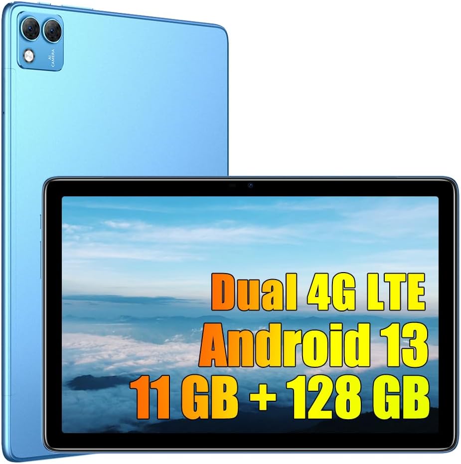 DOOGEE T10S Tablet (2023), 11GB RAM + 128GB ROM (TF 1TB) Octa-Core, Batteria 6600mAh, 10.1 Pollici TÜV SÜD, Dual 4G LTE/SIM, Fotocamera 8MP + 5MP, Android 13, GPS Gesichts-ID OTG Widevine L1 Nero DOOGEE T10S Tablet (2023), 11GB RAM + 128GB ROM (TF 1TB) Octa-Core, Batteria 6600mAh, 10.1 Pollici TÜV SÜD, Dual 4G LTE/SIM, Fotocamera 8MP + 5MP, Android 13, GPS Gesichts-ID OTG Widevine L1 Nero