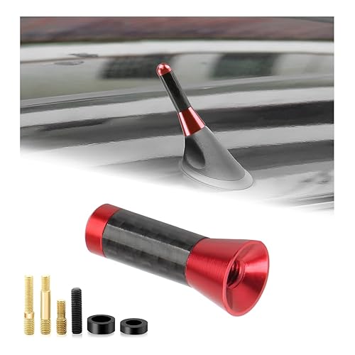 Car Short Antenna, 1.37" Stubby Aluminum Radio Antenna Replacement with