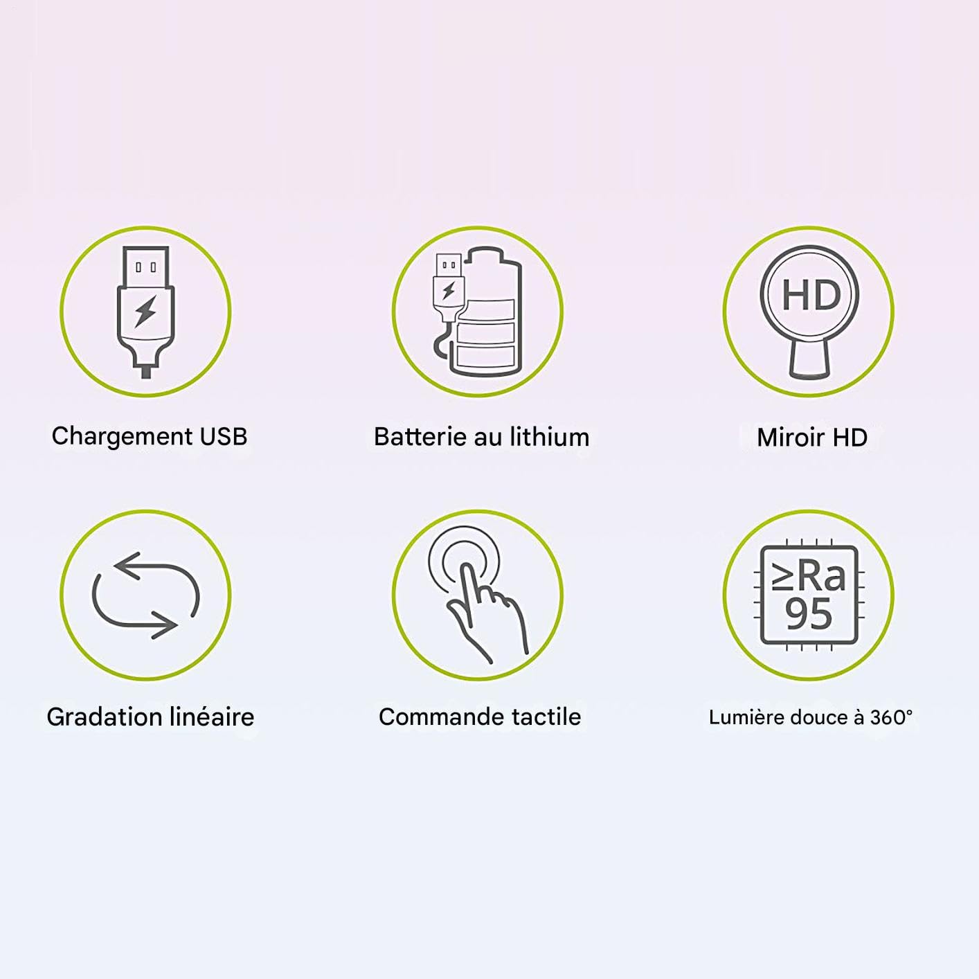 Specchio da trucco con Regolabile con Ingranditore Alta Definizione | con per Trucco da Viaggio per Donne Regalo Camera Notte Cassettiera