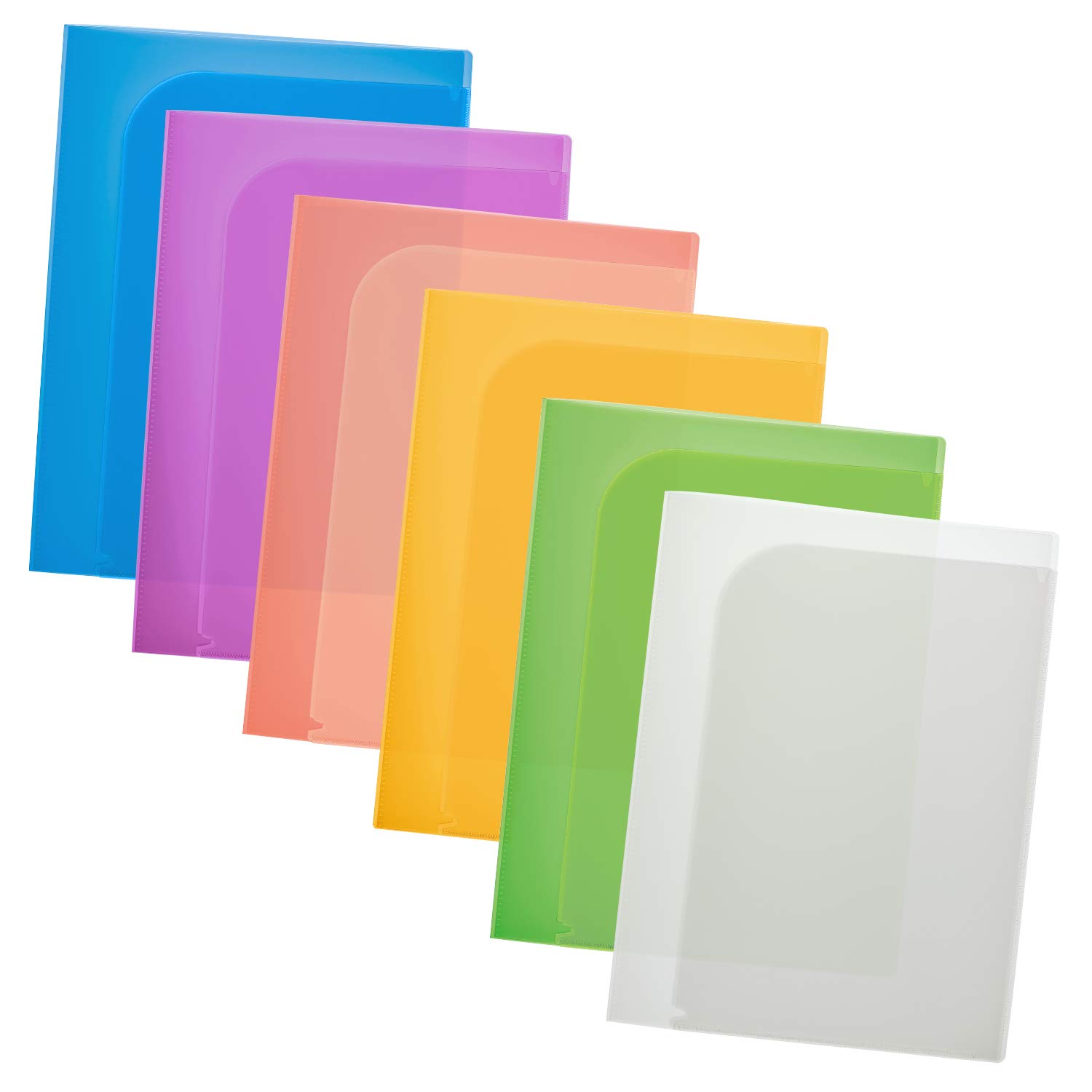 Amazon | プラス クリアホルダー 通知表ホルダー ポケットホルダー 6