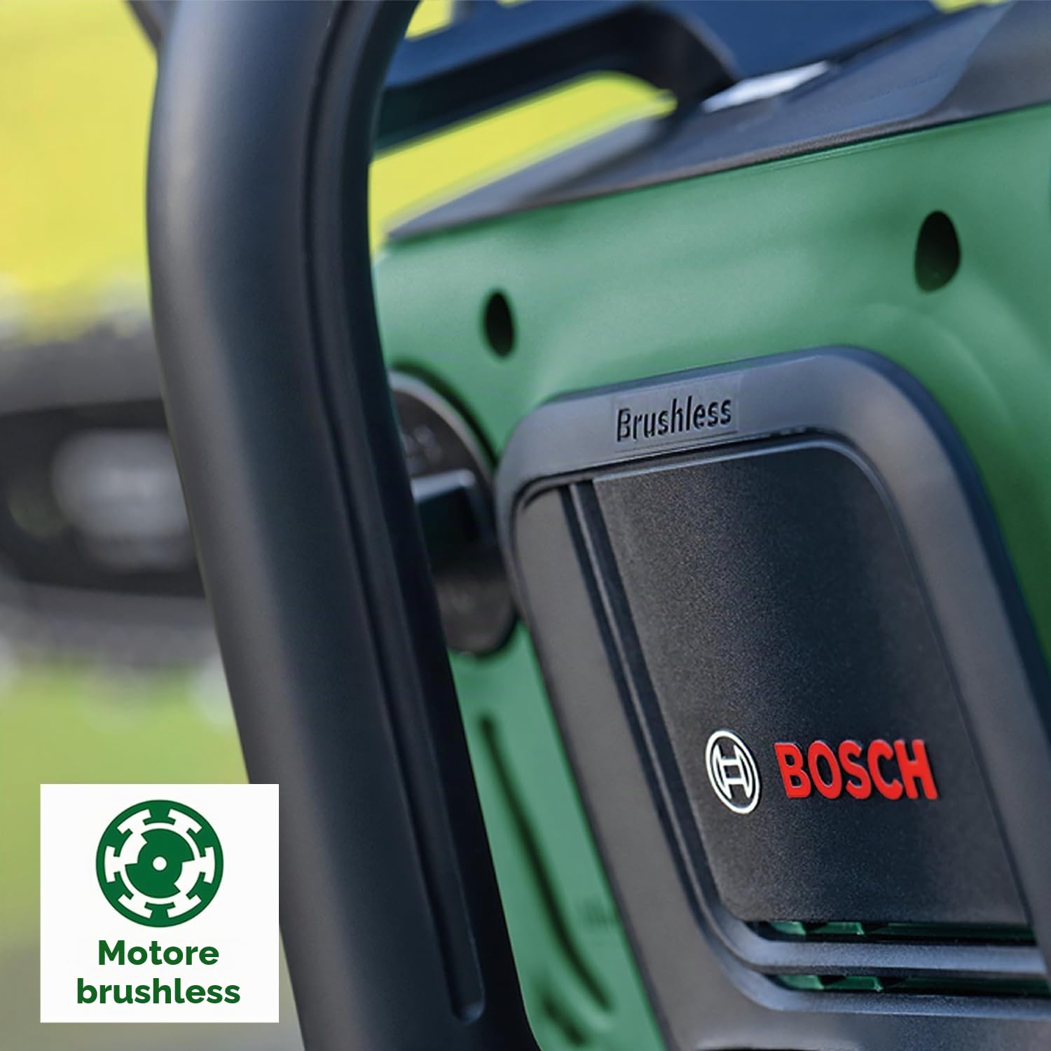 Bosch Sega a catena a batteria AdvancedChain 36V-35-40 (per tagliare in legno duro; 36 Volt System; velocità della catena: 14m/s; senza batteria)