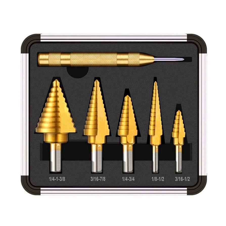 Blythe ステップインタイム5点セット Amazon.com: ATD Tools 9200 Step Drill Bit Set - 5 Piece