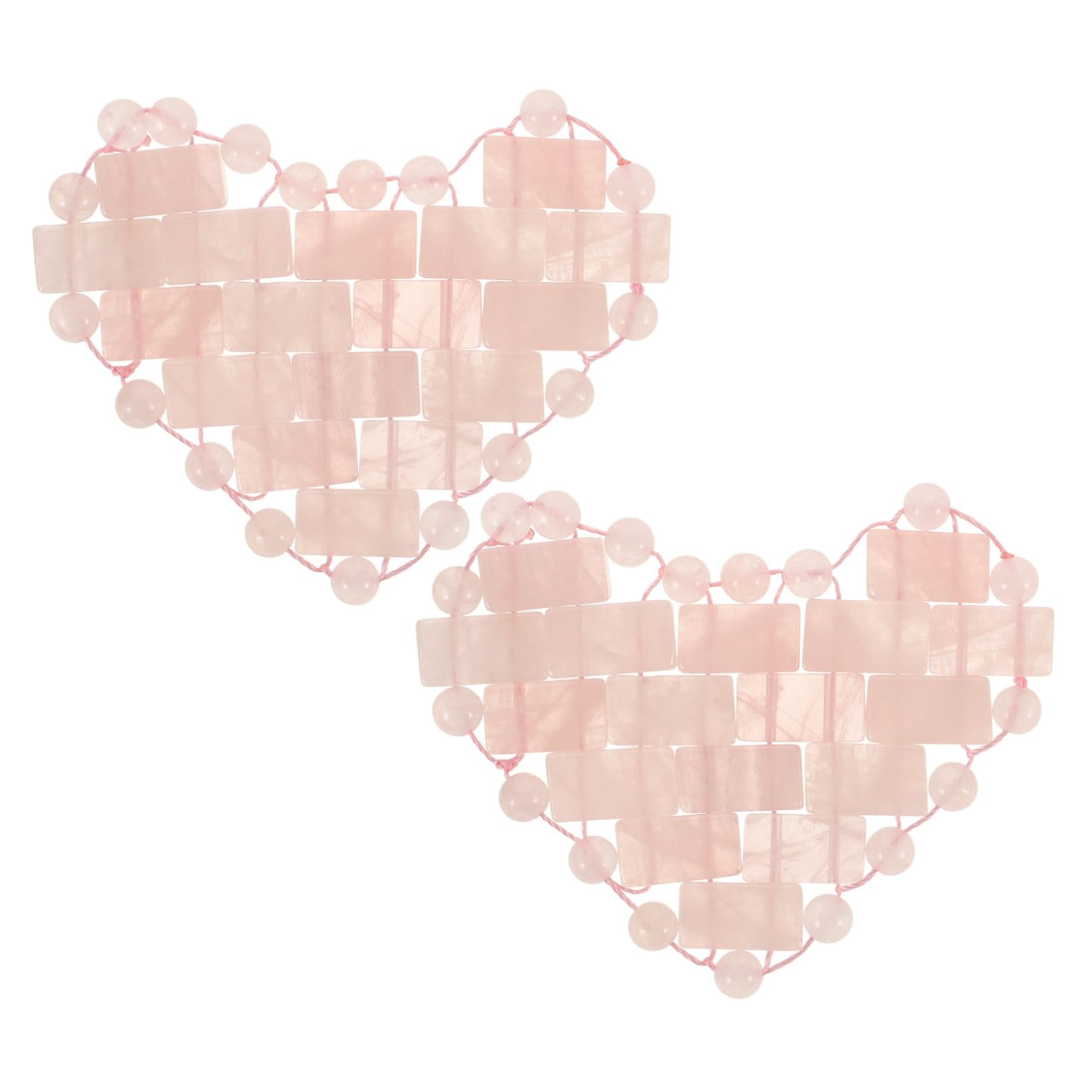Homoyoyo Maschera Design Semplice e Elegante per Occhi per Pietra Rosa a Forma di Cuore e Freschezza per Sollievo Dalla Fatica Oculare