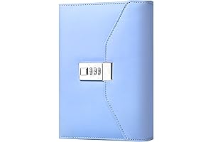 CAGIE Diary with Code Lock for Women, Privacy Journal for Girls, Password...