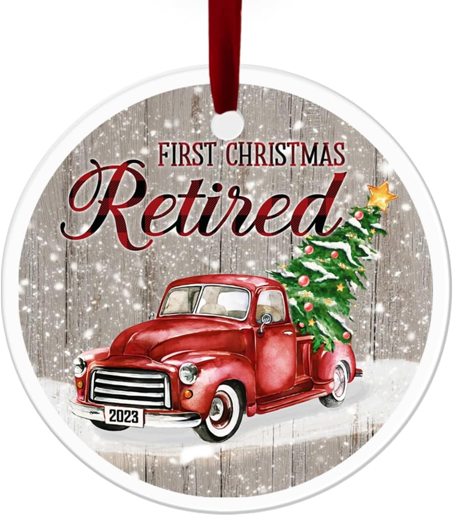 NANANEST 2023 Retirement Ornaments, First Christmas Retired