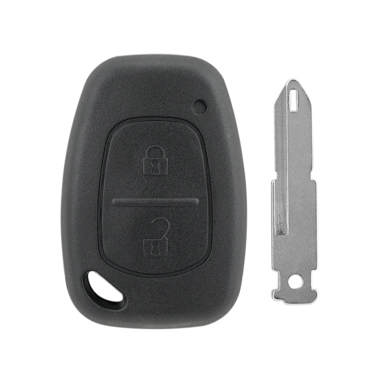 Viviance Telecomando Portachiavi Di Ricambio 2 Pulsanti Per Renault Trafic Vivaro Master Kangoo - 3