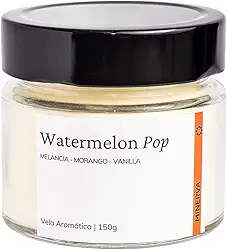 Vela Aromatica Artesanal Perfumada - 150g - Minerva Candles (Watermelon Pop)