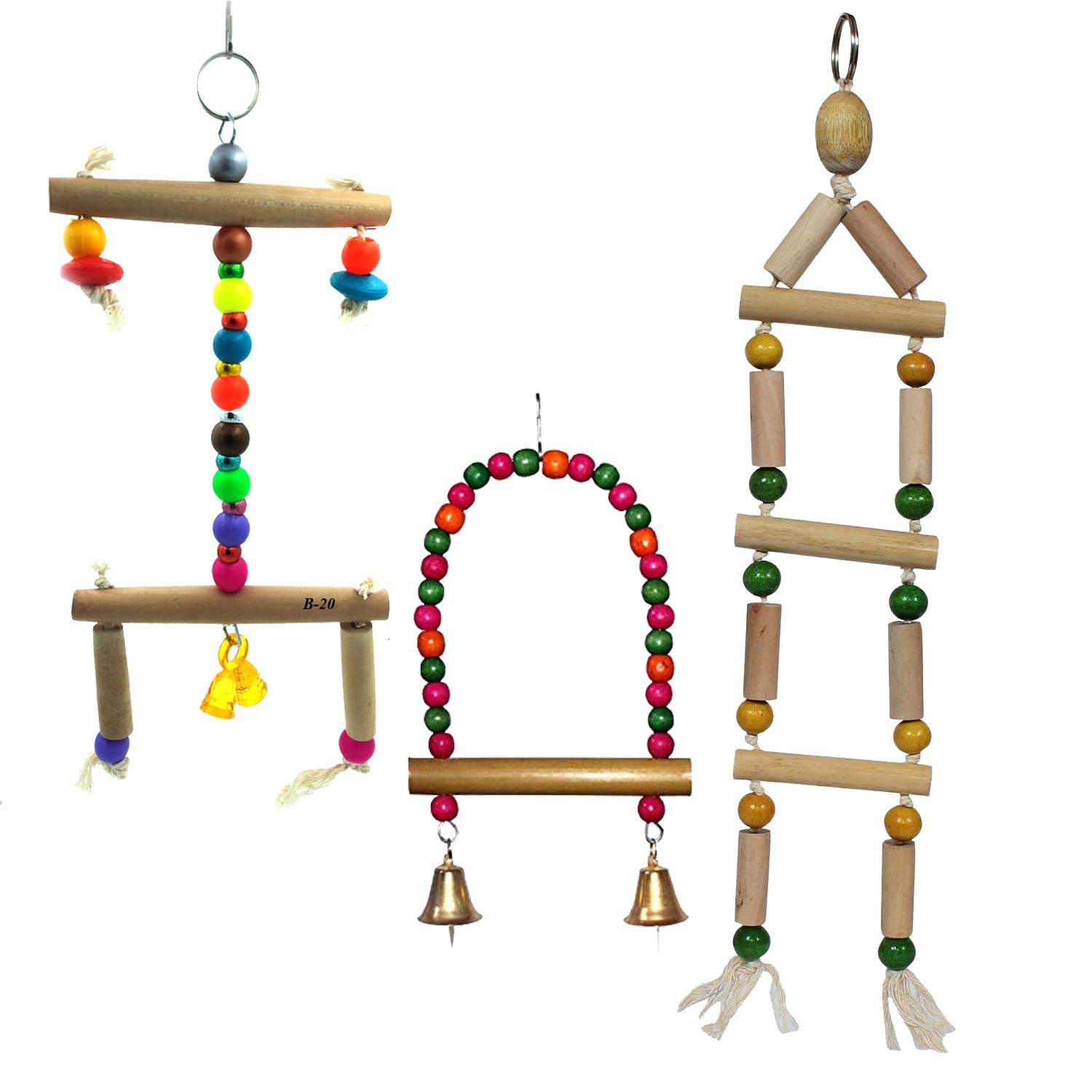 PetCeptual Bird Hanging Toys for Cage Pack of 3 (B0BDXFJSR8) Amazon Price History, Amazon Price Tracker