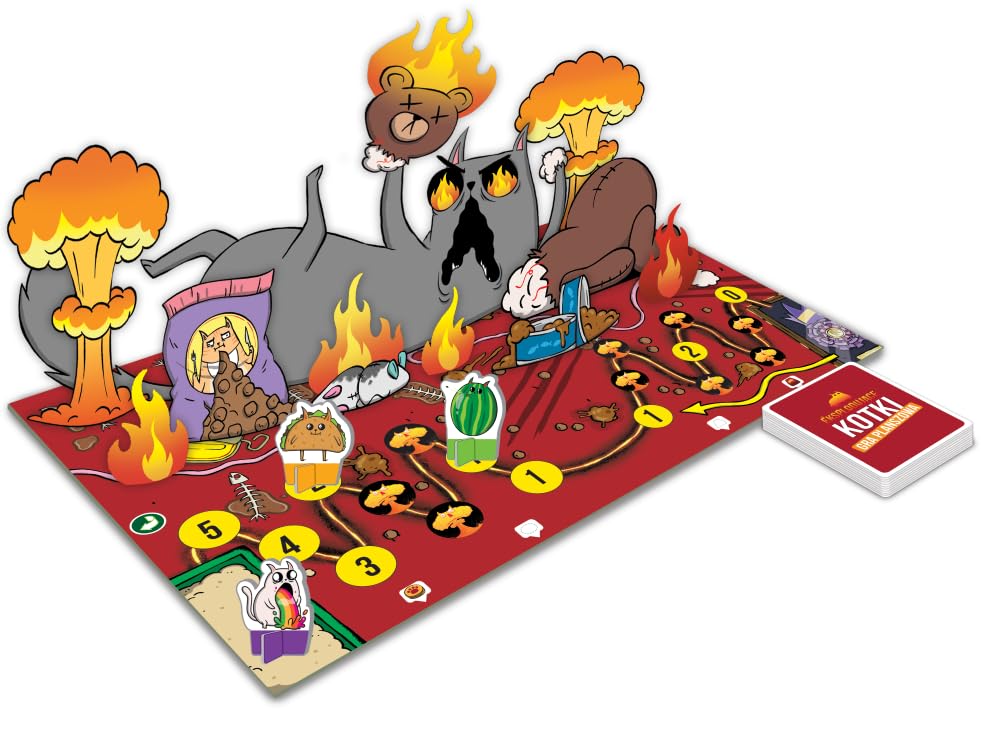 Rebel | Gatitos explosivos: Juego de mesa | Juego de fiesta | Siglos 12+ | 2-6 jugadores | Duración del juego 20+ min