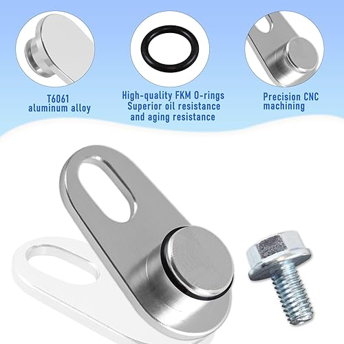 Miniatura 5 de Supercharger MAP - Tapa de sellado de puerto de vacío para LSA, LS9, LT4, LS, Lq4, LSX, placa de sellado de puerto de entrada de aleación de