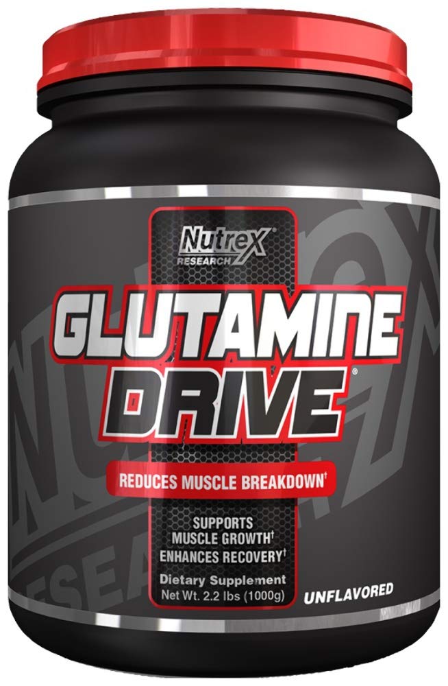 Nutrex ResearchL-Glutamine Powder - 200 Servings - Pure Unflavored, Non-GMO & Gluten Free
