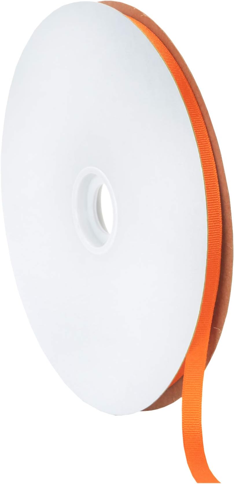 Berwick Offray 3/8" Grosgrain Ribbon, Torrid Orange, 100 Yards