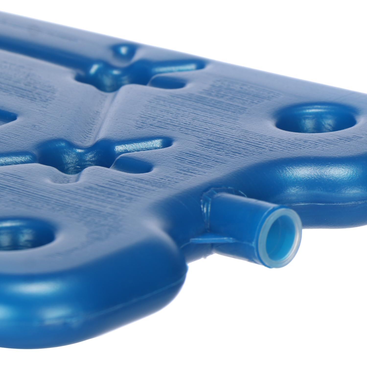 COM-FOUR® Plaski zimny pakiet 3x - zajmujacy malo miejsca i idealny do lodówek i toreb chlodniczych - waskie elementy chlodzace na kemping i na plaze (niebieski - 3 sztuki - M)