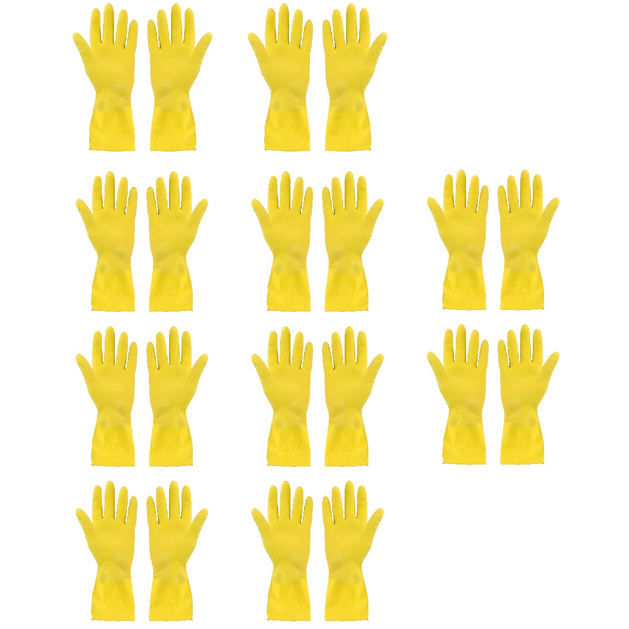 Oblivion Reusable large yellow gloves for all types of purposes like washing utensils, gardening and cleaning toilet etc. (Pack of 10) (B0B25ND4C6) Amazon Price History, Amazon Price Tracker