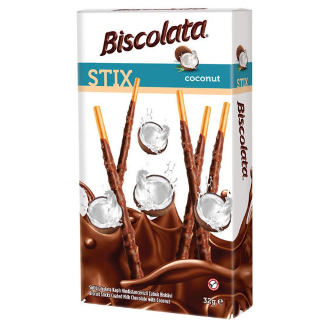 Biscolata Stix Coconut 32gr x 15 pack