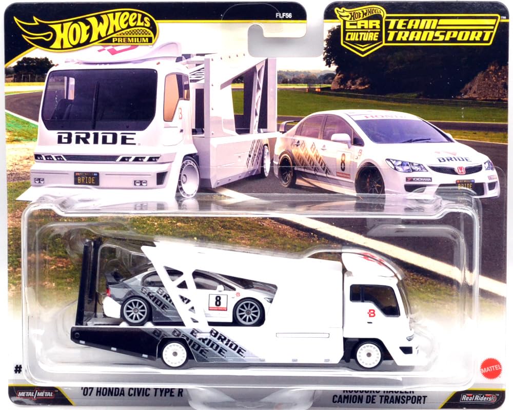 ホットウィール チームトランスポート ホンダ シビック 6台 Amazon | HOT WHEELS 1:64 CAR CULTURE TEAM TRANSPORT - 07 HONDA
