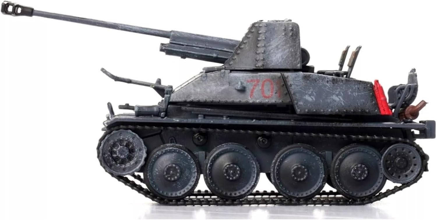 1:72 Tank Model, Alloy WWII German Army Sd.Kfz.139 Marder III Tank Model Simulation new