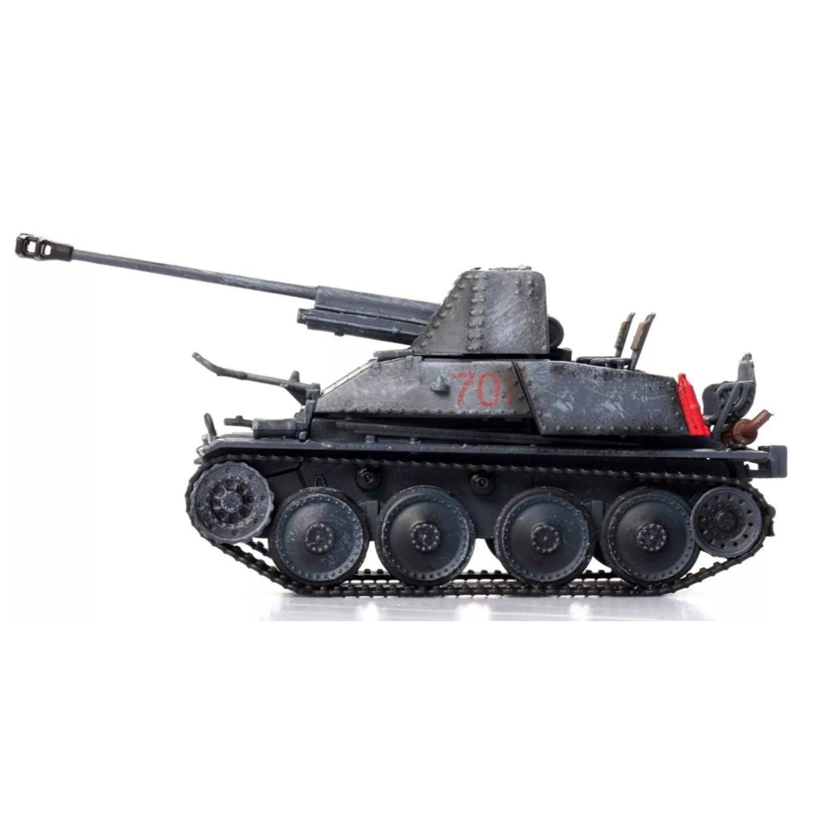 MOUDOAUER Skala 1/72 stop II wojny światowej armia niemiecka Sd.Kfz.139 Marder III czołg model myśliwca model wojskowy odlewany czołg do kolekcji