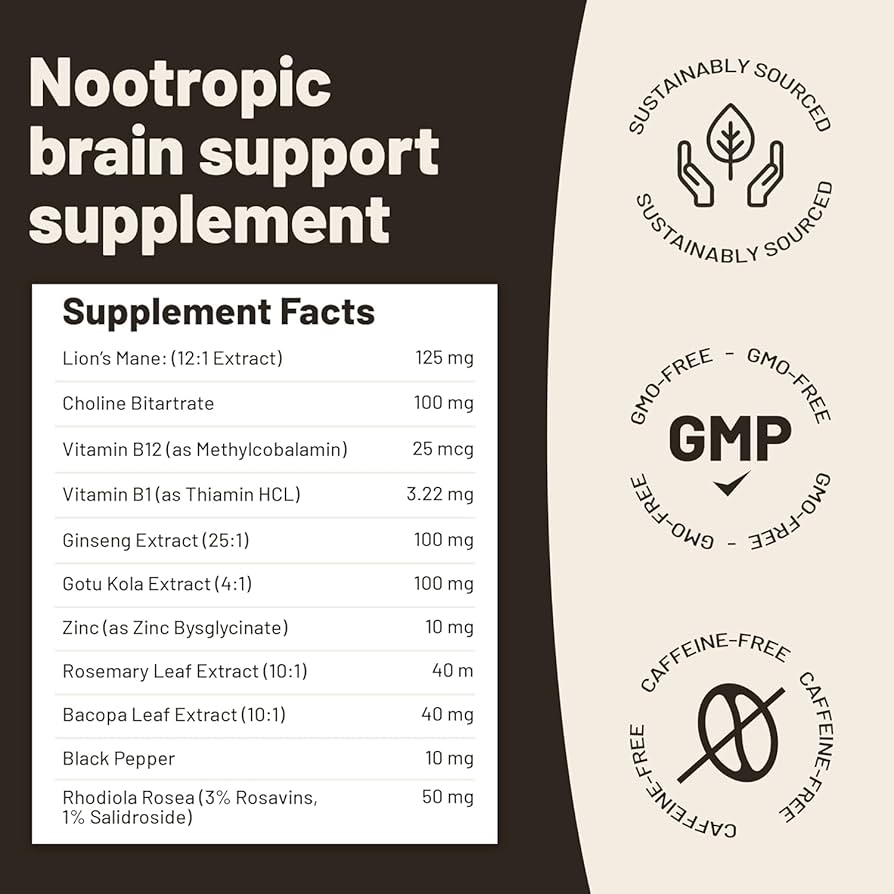Amazon.com: Vegan Vitality Brain Nutrition Bundle - Lions