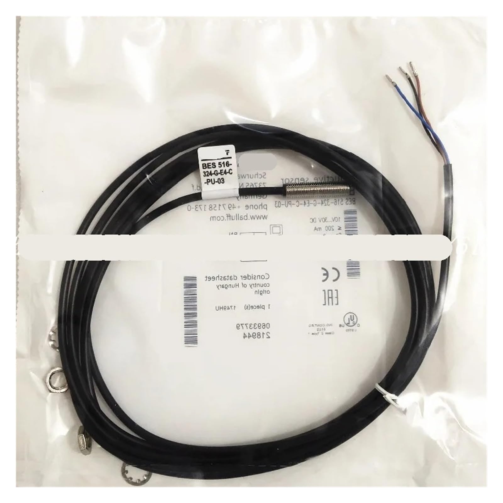 CXFCIHFT 1PCS BES516-324-G-E4-C-PU-02/03/05 Proximity Switch Sensor(516-324-G-E4-C-PU-05)