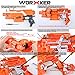 YAMIX WORKER Modified Flywheel Update Kits for nerf n-Strike Elite stryfe/rapidstrike CS-18/Infinus (Diamond Pattern) - Blue