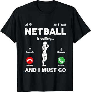 Humorous 'Netball is Calling' T-Shirt for Girls – Must-Have Player Gear