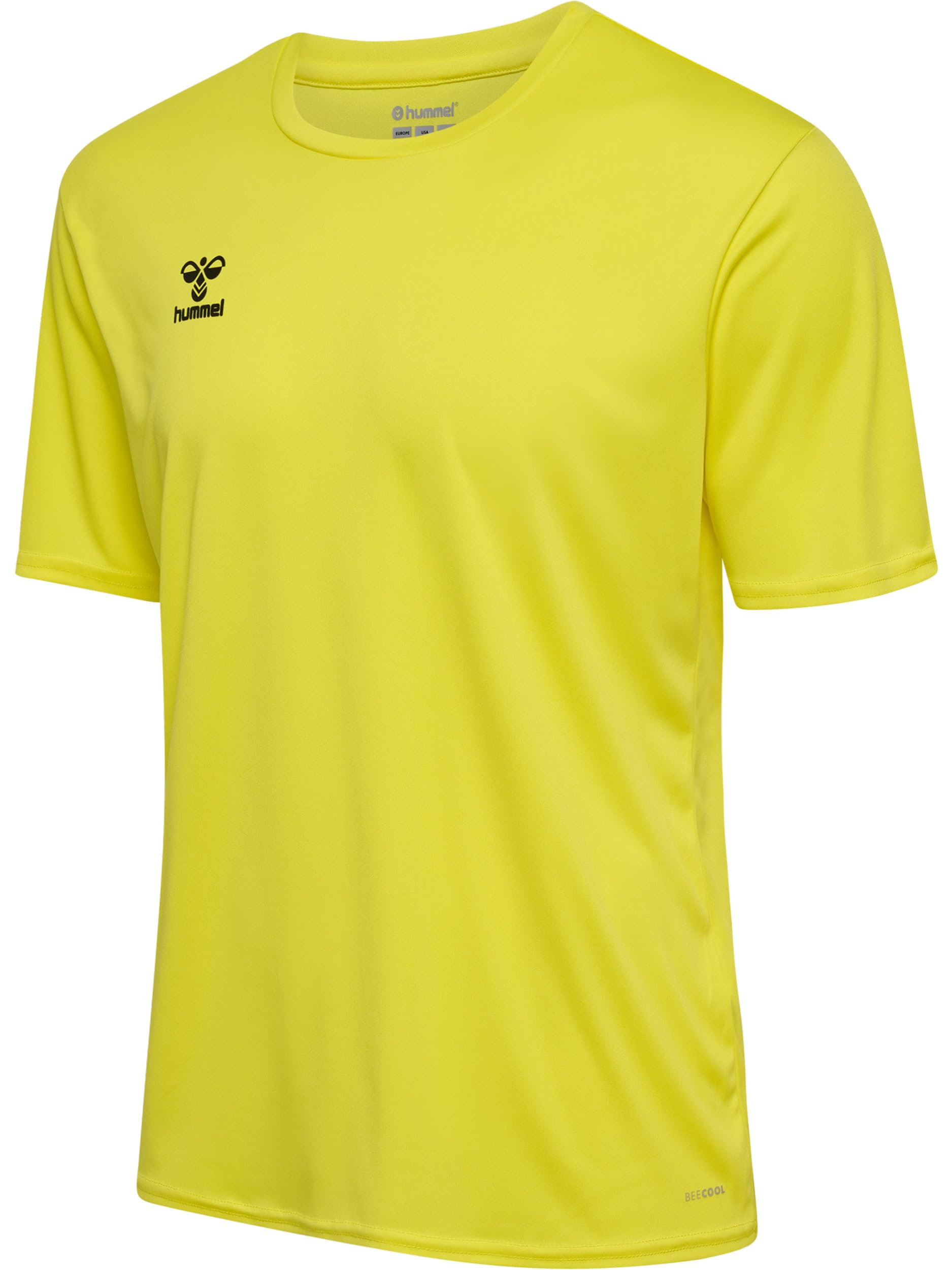Hummel Unisex Hmlessential Jersey S/S Shirt, Blazing Yellow, L EU