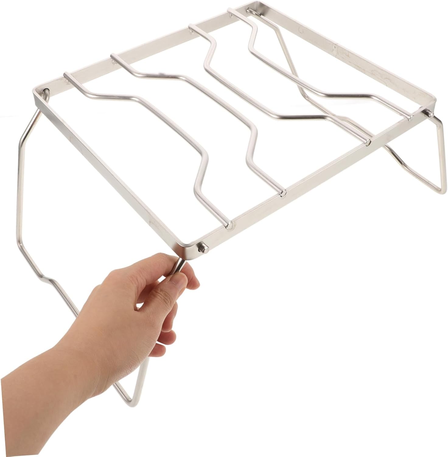 Portable Propane Grill Rack Folding Campfire Grill Picnic Backpack Accessories