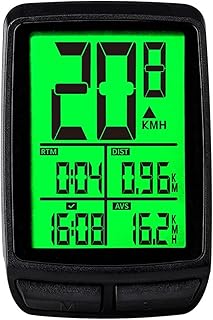 TXY Bicycle Computer Watch, Multifunction LCD Backlit Waterproof Display, Automatic Standby/wake Up, Cycling Gear Speedometer