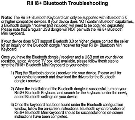 Rii i8+ BT Mini Wireless Bluetooth Backlight Touchpad Keyboard with Mouse for PC/Mac/Android, Red (RTi8BT-6)