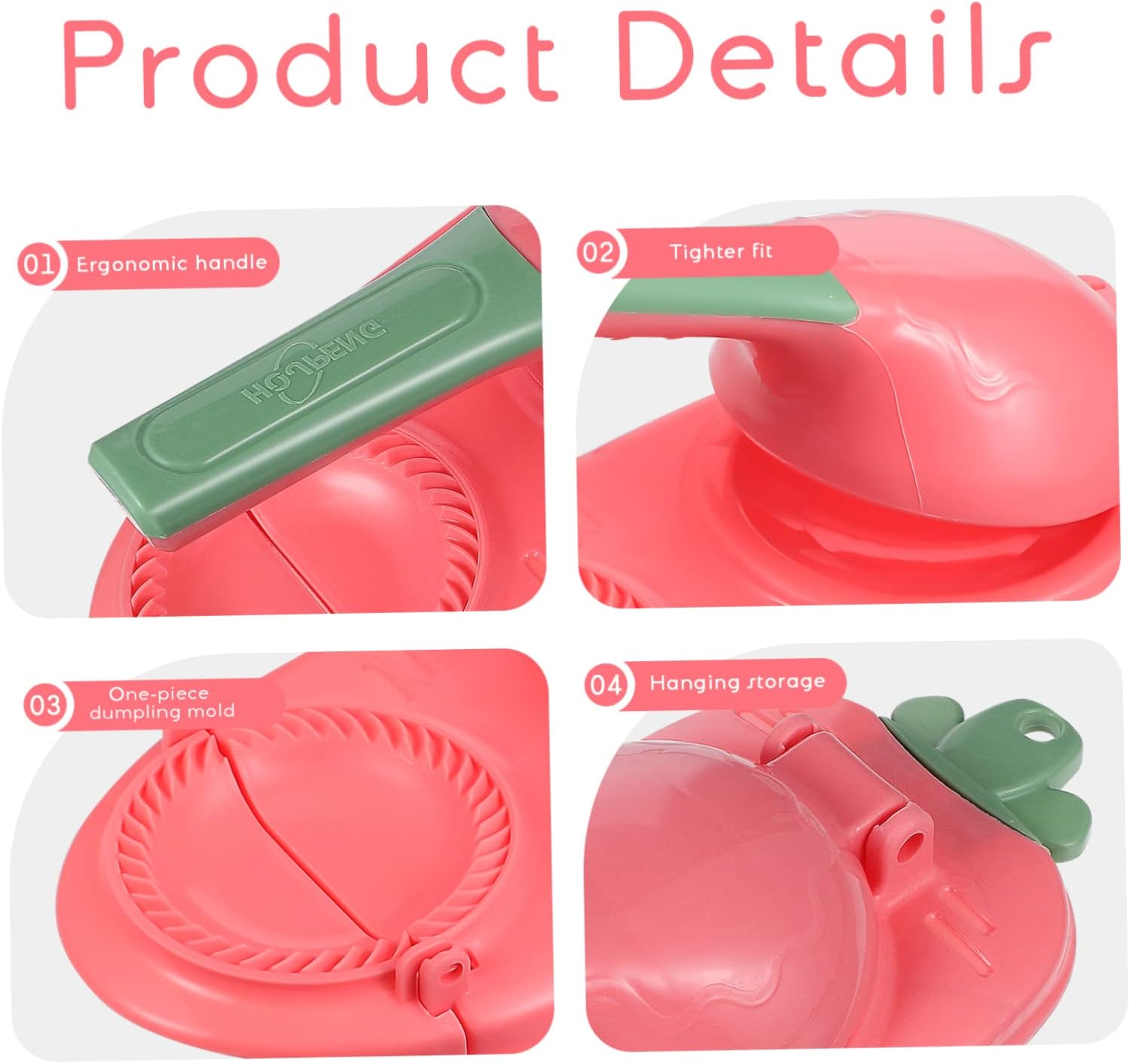 2-in-1 Manual Dumpling Press Makers Pierogies Tamale Tool Kitchen Gadget