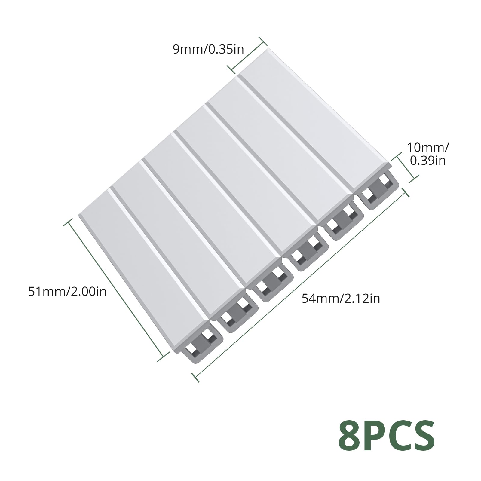 EYPINS Quadro Elettrico Esterno 12 Moduli e Coperture Modulari