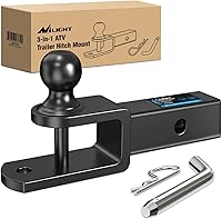 Vista 13 de Nilight Soporte de enganche múltiple 3 en 1 ATV UTV con enganche de bola de 1-7/8 pulgadas clasificado 2000 libras para receptor de 1-1/4 pulgadas