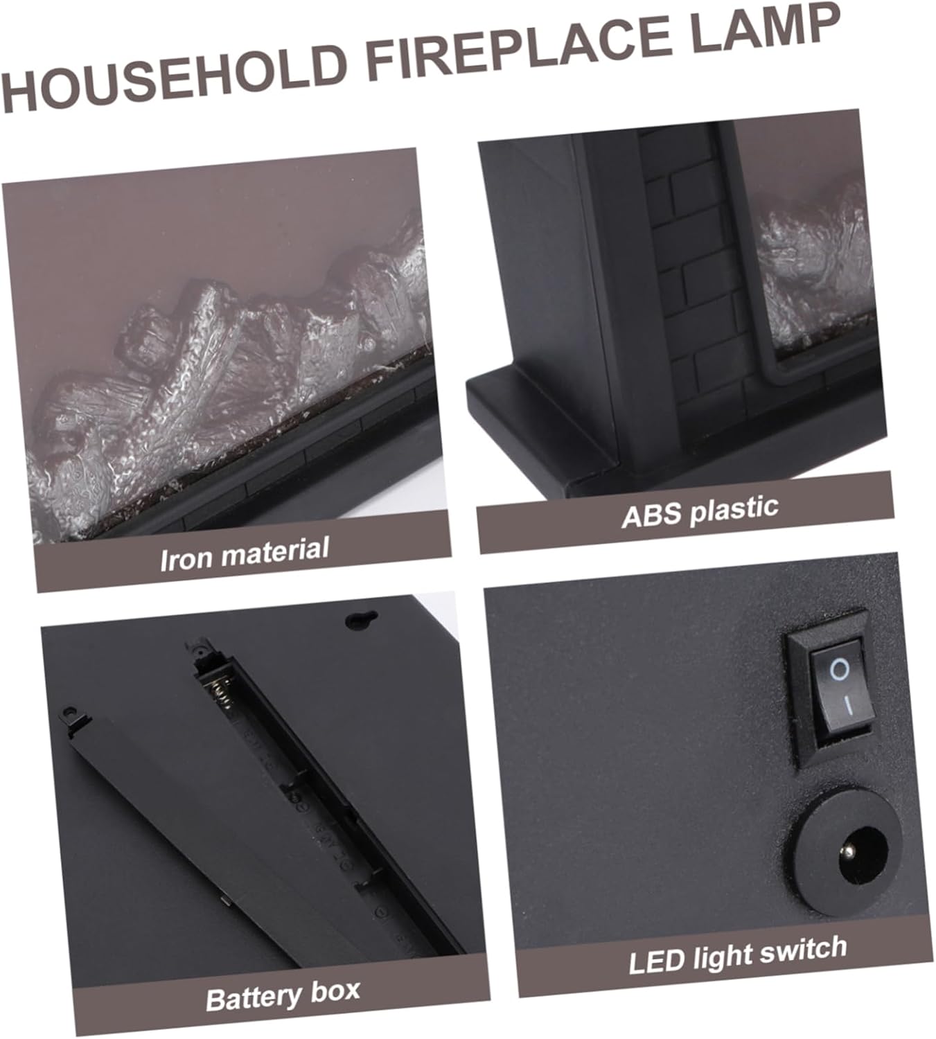 1Pc LED Creative Flame Lamp Unique Christmas Decoration for Tabletop Design for Holiday Parties for USB Battery Operated Not Included