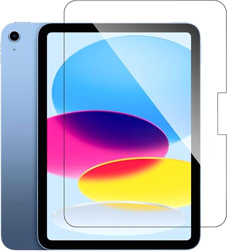 Nextway 2 pack Tempered Glass Screen Protector Compatible with iPad 10.9 Inch 10th Generation | 9H Hardness |HD Clear Display |Anti-Scratch| Anti-Fingerprint |Bubble-Free Installation |Case Friendly
