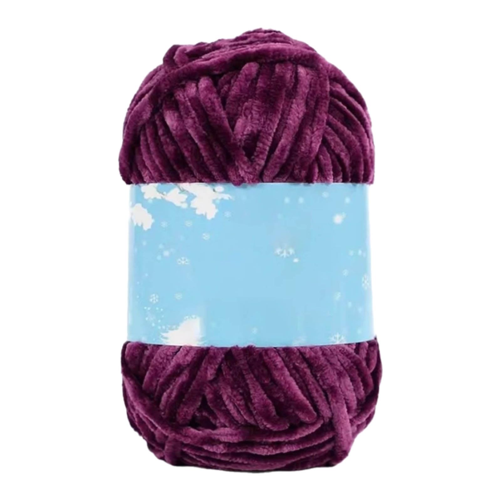 Yhplxyuus Multicolor Knitting Yarn Crochet Yarn Soft Knitting Crocheting for Scarves Blankets Sweater Multicolor Soft Crochet for Scarves Hat