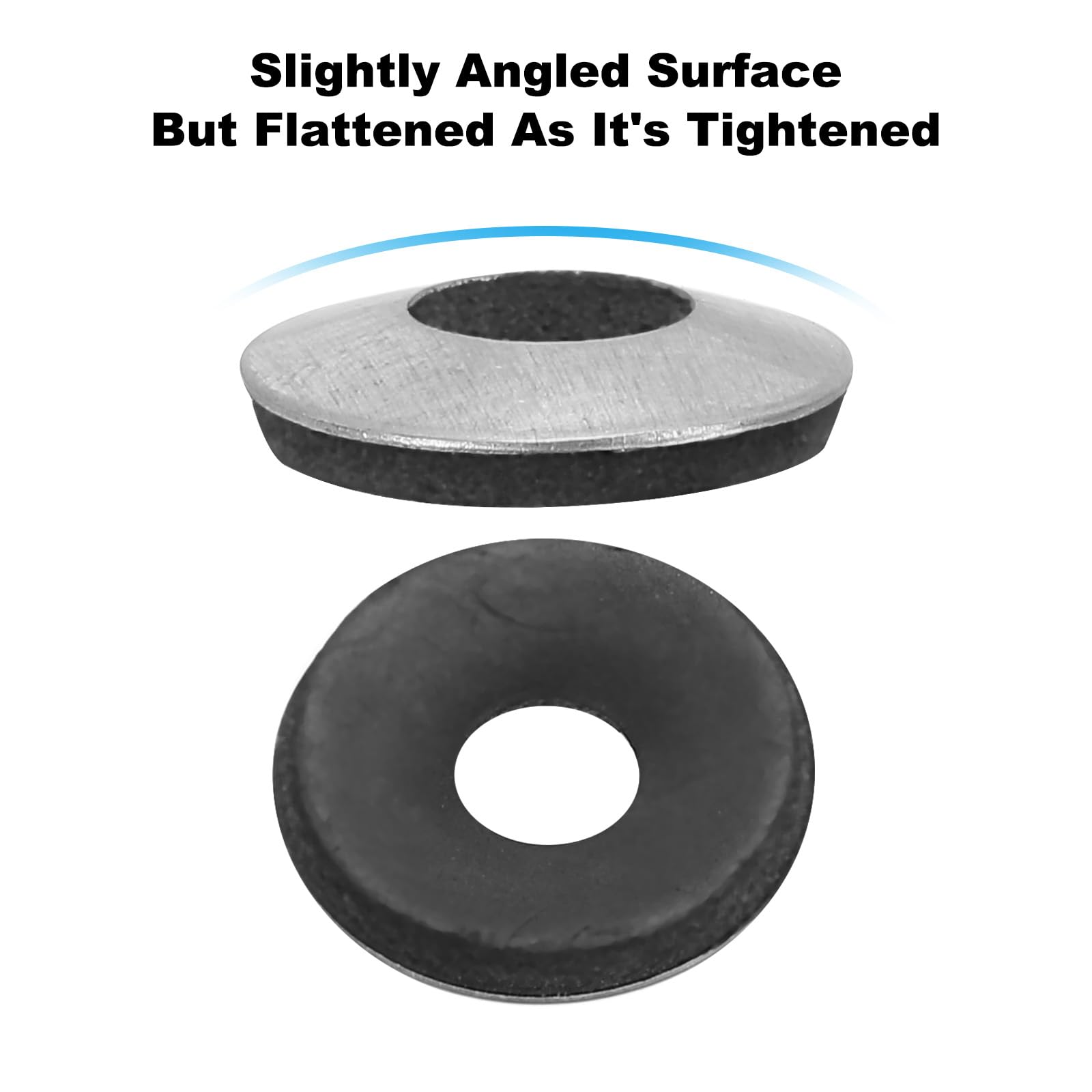 PATIKIL 1/4"x5/8" EPDM Bonded Sealing Washers - Image 4
