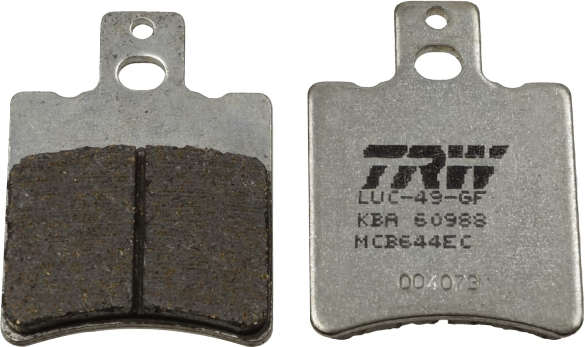 TRW MCB644EC Pastiglie Freno Moto Organiche - Per Atala Hacker, Aprilia RS, MBK, Assale Anteriore