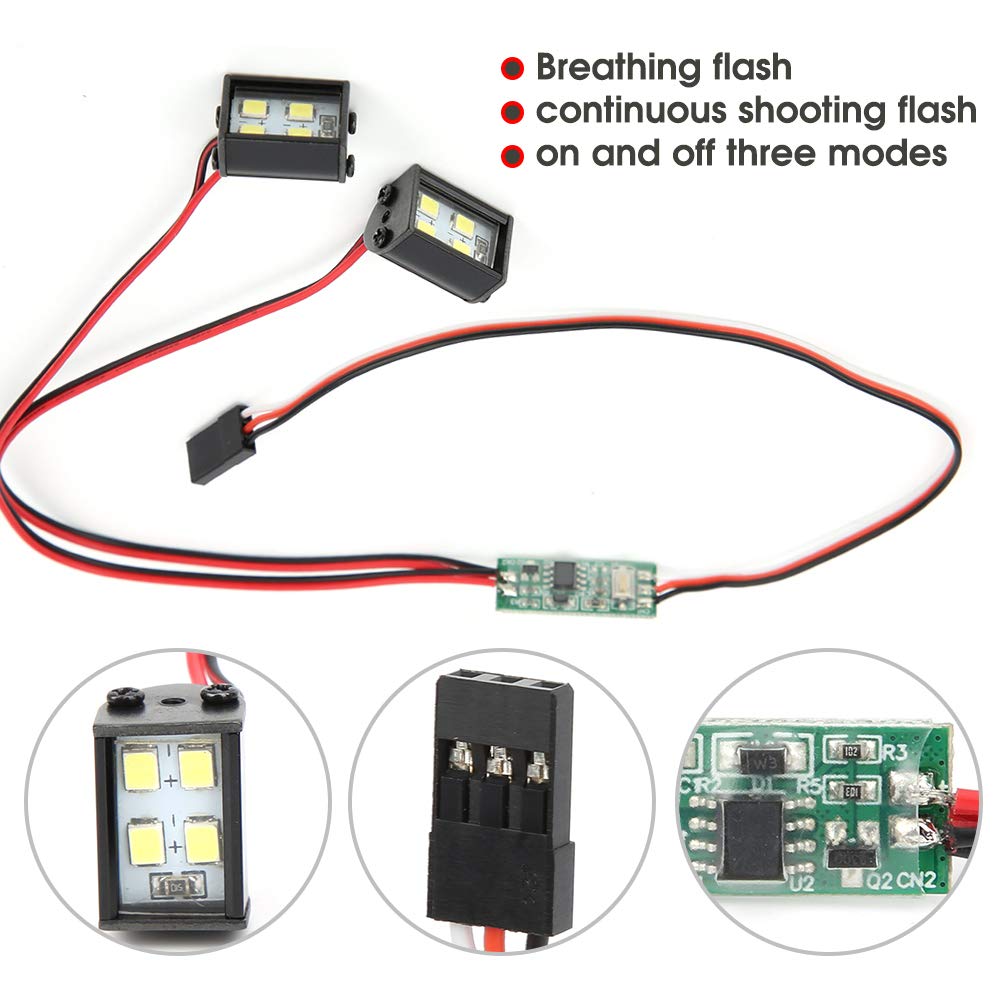 Lampe De Toit à LED DIY Pour Porte-bagages, Accessoire De Projecteur Adapté à TRX4 SCX10 1 10 RC Car Crawler 5led 95051300 Lampe De Toit à LED DIY Pour Porte-bagages, Accessoire De Projecteur Adapté à TRX4 SCX10 1 10 RC Car Crawler 5led 95051300