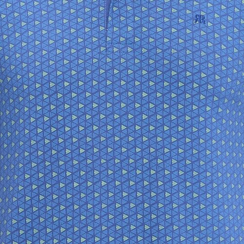 Image of Raymond Men's Pure Cotton Print Pattern Modern Fit Polo Collar Polo Neck Half Sleeve Casual T-Shirt