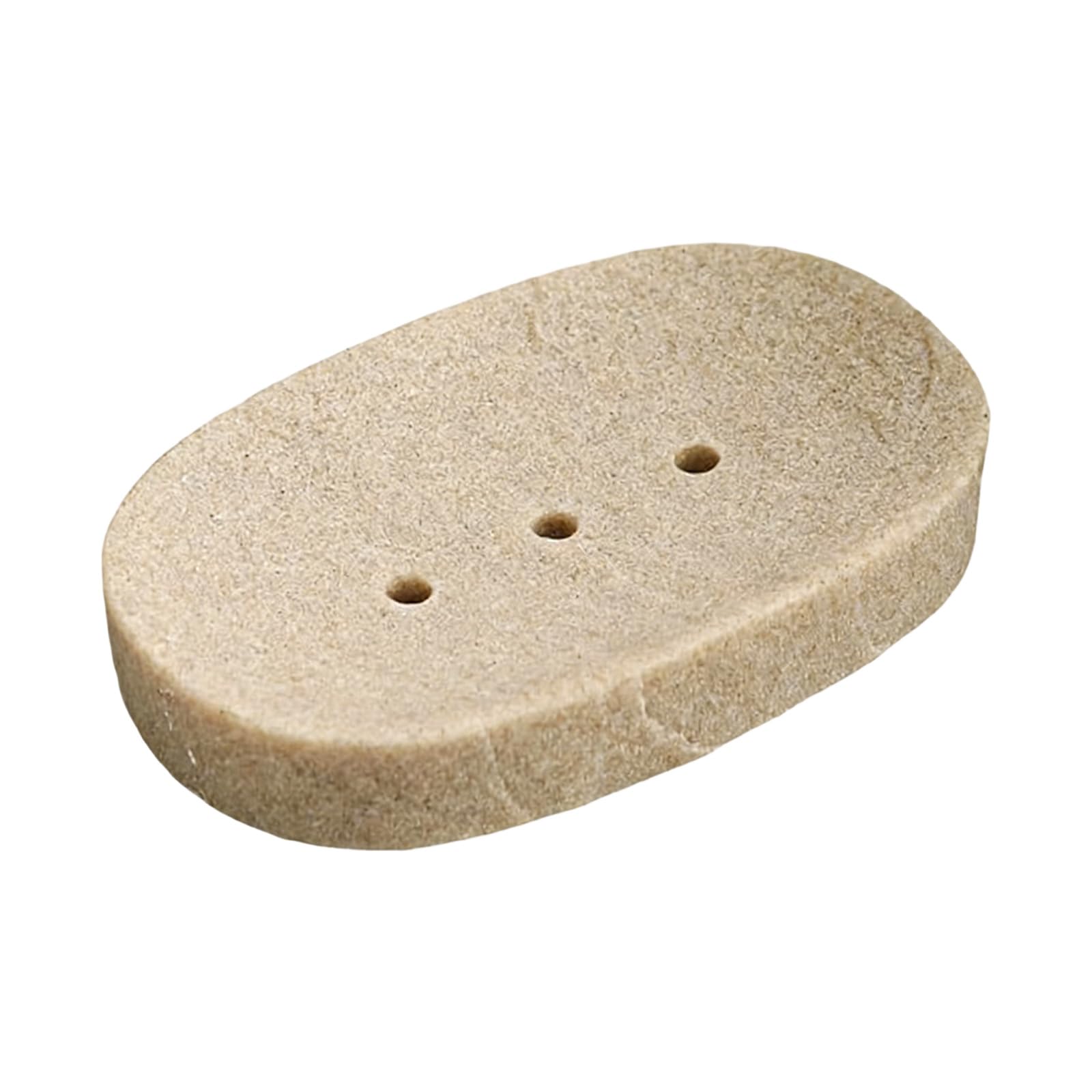LUCKGONI Sandstone Texture Soap Tray Holder For Bathroom And Kitchen Sink Case Soap Holder Innovative Draining
