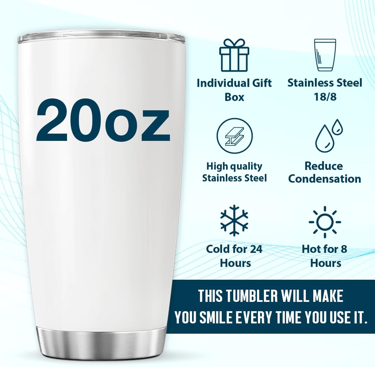 CUBICER Inspirational Doctor Appreciation Quote Tumbler Gift For Physician Or Healthcare Worker 20 Oz Stainless Steel Travel Mug Bottle Tea Outdoor Insulated Coffee Heat Cool - Image 6