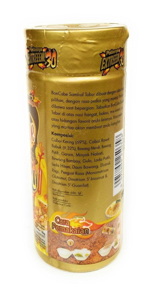 Amazon.com : Kobe Bon Cabe (Boncabe) Sambal Tabur (Sprinkle Chili